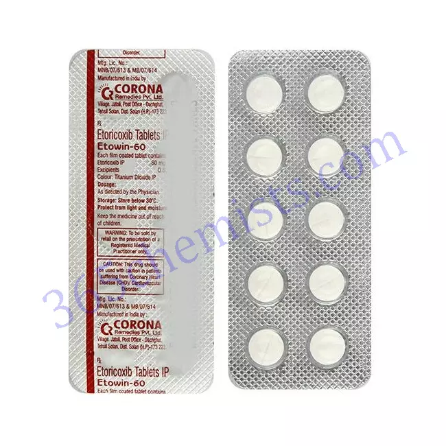 ETOWIN 60 TAB 10 TAB ETOWIN 60 TAB 10 TAB