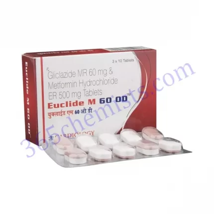 EUCLIDE XR 60MG TAB 10 TAB