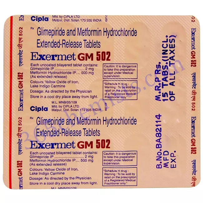 EXERMET GM 502 TAB 15 TAB EXERMET GM 502 TAB 15 TAB