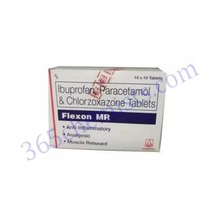 FLEXON MR 400+325+250 MG TABLET MR 10