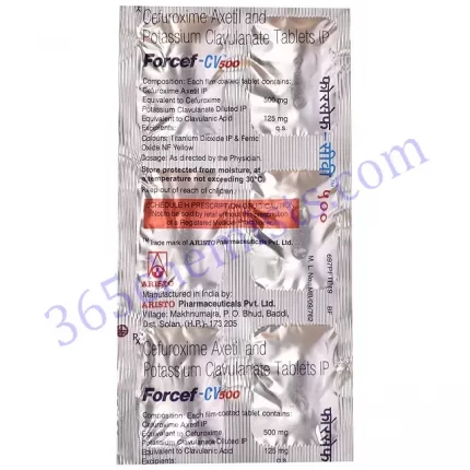 FORCEF CV 500MG TAB 6 TAB