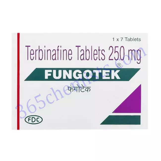 Fungotek-Terbinafine-Tablets-250mg Fungotek-Terbinafine-Tablets-250mg