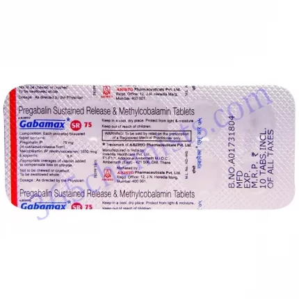 GABAMAX SR 75 TAB 10 TAB