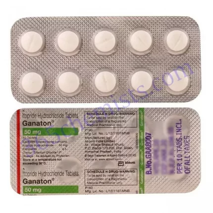 GANATON 50 MG TABLET 10