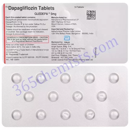GLEDEPA 5 MG TABLET 14
