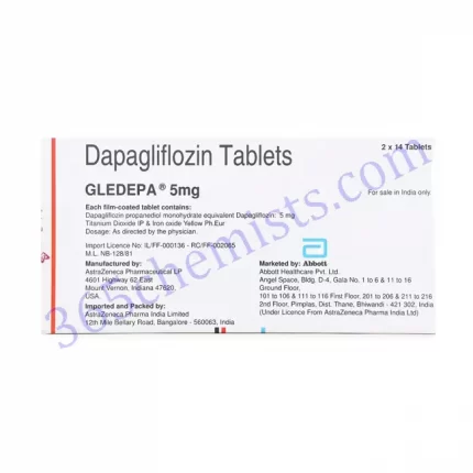 GLEDEPA MET 5_1000 MG TAB 14 TAB