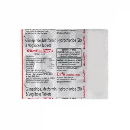 GLIMISAVE MV 0.2 500 1 MG TABLET