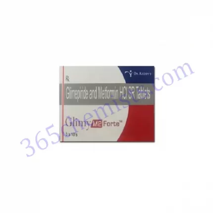 GLIMY M2 FORTE 1000mg+2mg TABLET 10S
