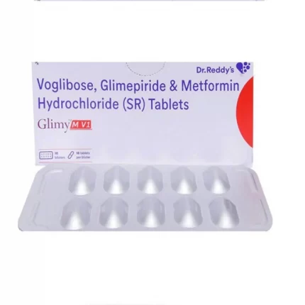 GLIMY MV 0.2+500+1 MG TABLET