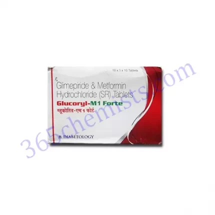GLUCORYL-M1 FORTE 1+1000MG TABLET 15