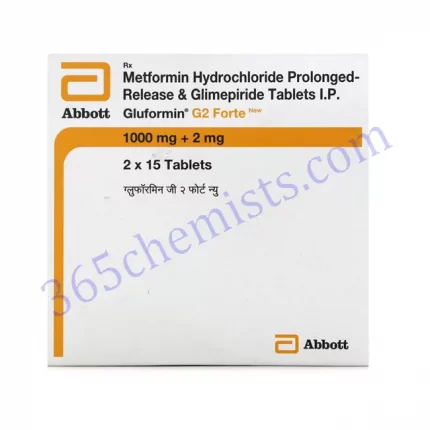 GLUFORMIN G2 FORTE 2+1000MG TABLET 15