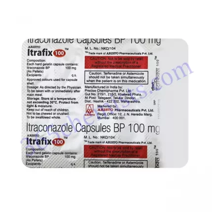 ITRAFIX 100 CAP (8CAP) 8 CAP