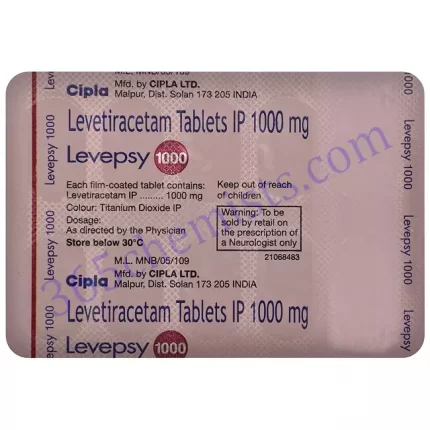 LEVEPSY 1000 MG TABLET 10