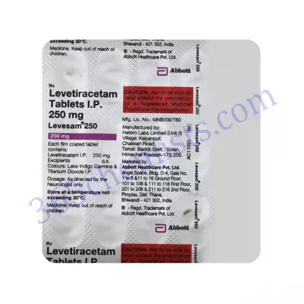 LEVESAM 250MG TABLET 15S