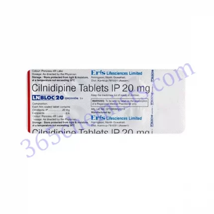 LNBLOC 20 MG TABLET 10