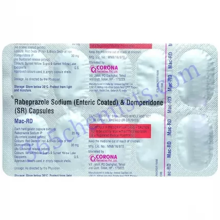 MAC RD 30+20 MG CAPSULE 10
