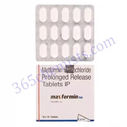 MAXFORMIN 750 TAB 15
