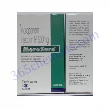 MEROSURE 500 MG KIT 1 VIAL