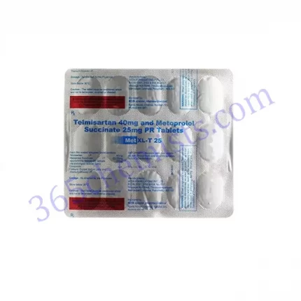 MET XL T 25MG TABLET 15S