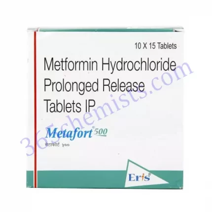 METAFORT 500 MG TABLET 15