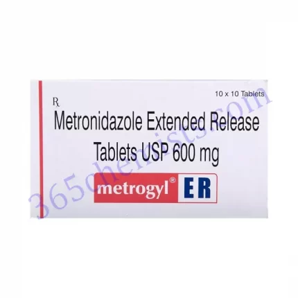 METROGYL ER 600 MG TABLET ER 10