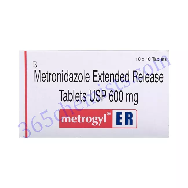 METROGYL ER 600 MG TABLET ER 10 METROGYL ER 600 MG TABLET ER 10
