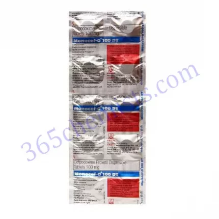 MONOCEF O DT 100 MG TAB 10 TAB