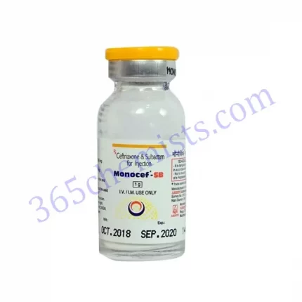 MONOCEF SB 1000+500 MG INJECTION 1