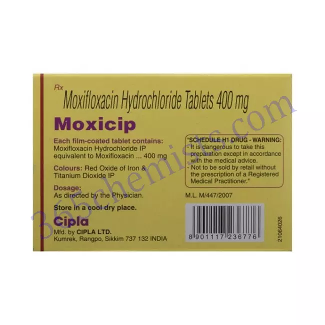 MOXICIP 400 MG TABLET 10 MOXICIP 400 MG TABLET 10