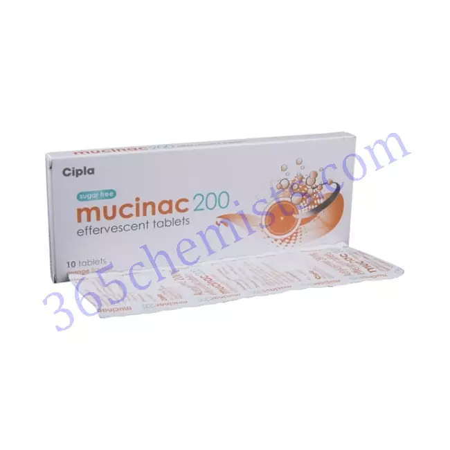 MUCINAC 200 TAB 10 MUCINAC 200 TAB 10
