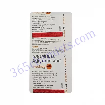 MUCINAC AB TAB(10 TAB) 10 TAB