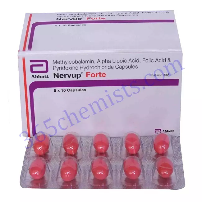 NERVUP FORTE 500MCG CAPSULE 10 NERVUP FORTE 500MCG CAPSULE 10