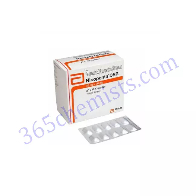 NICOPENTA DSR 30+40 MG CAPSULE 10 NICOPENTA DSR 30+40 MG CAPSULE 10