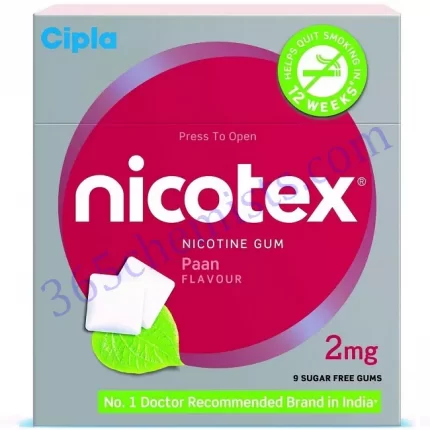 NICOTEX PAAN SF 2MG GUM 9S