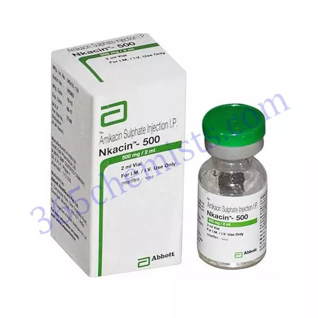 NKACIN 500 MG INJECTION 2 ML NKACIN 500 MG INJECTION 2 ML