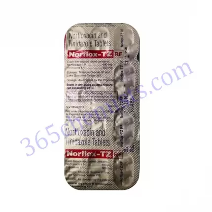 NORFLOX TZ NEW 600 MG+400MG+120B TABLET 10
