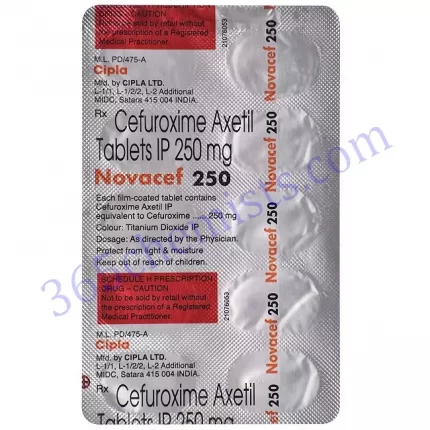 NOVACEF 250 TAB 10