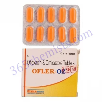 OFLER OZ 200+500 MG TABLET 10