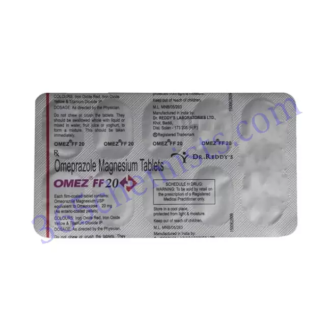 OMEZ FF 20 TAB 10 TAB OMEZ FF 20 TAB 10 TAB