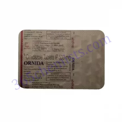 ORNIDA 500 MG TAB 10 TAB