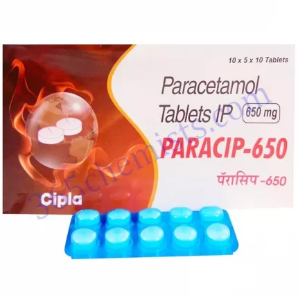 PARACIP 650MG TABLET 10