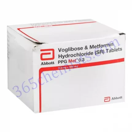 PPG MET 0.3+500 MG TABLET SR 10