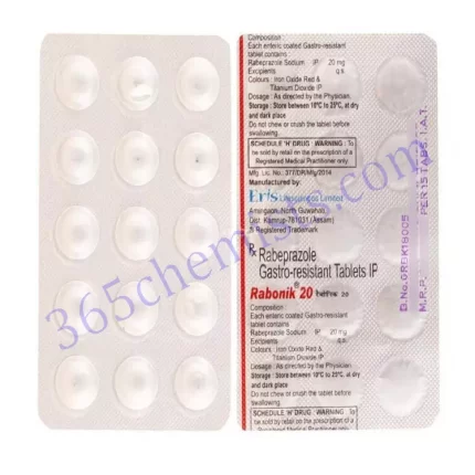 RABONIK 20 MG TABLET 15