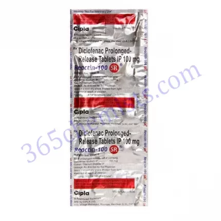 REACTIN 100MG TABLET SR 10S