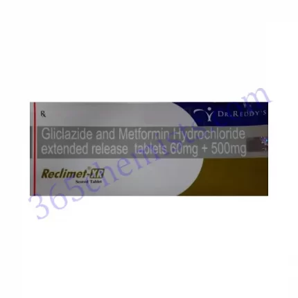 RECLIMET 60+500 MG TABLET XR 14