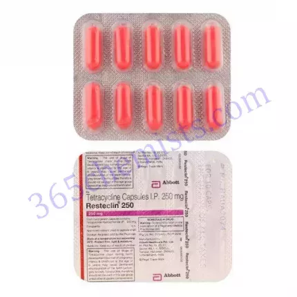 RESTECLIN 250 MG CAPSULE 10