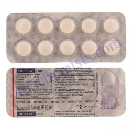 RETOZ 90 MG TABLET 10