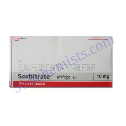 SORBITRATE 10 MG TABLET 50