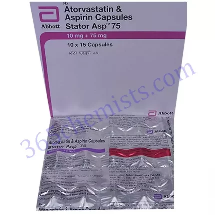 STATOR ASP 75MG CAPSULE 15