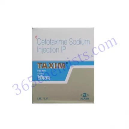 TAXIM 125 MG INJ 1 VAIL